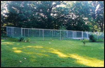 view of fenced area